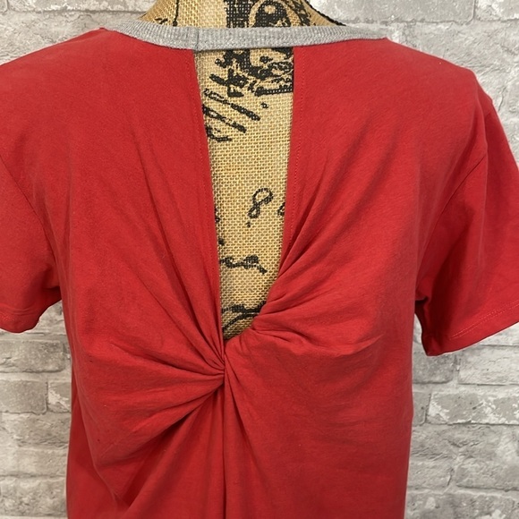 Hem & Thread Twisted Open Back T-Shirt Dress - Picture 5 of 7